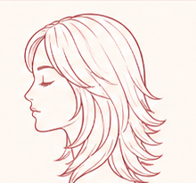 Стрижка лесенка